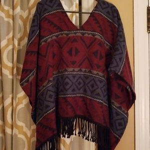 Hollister Poncho Sweater